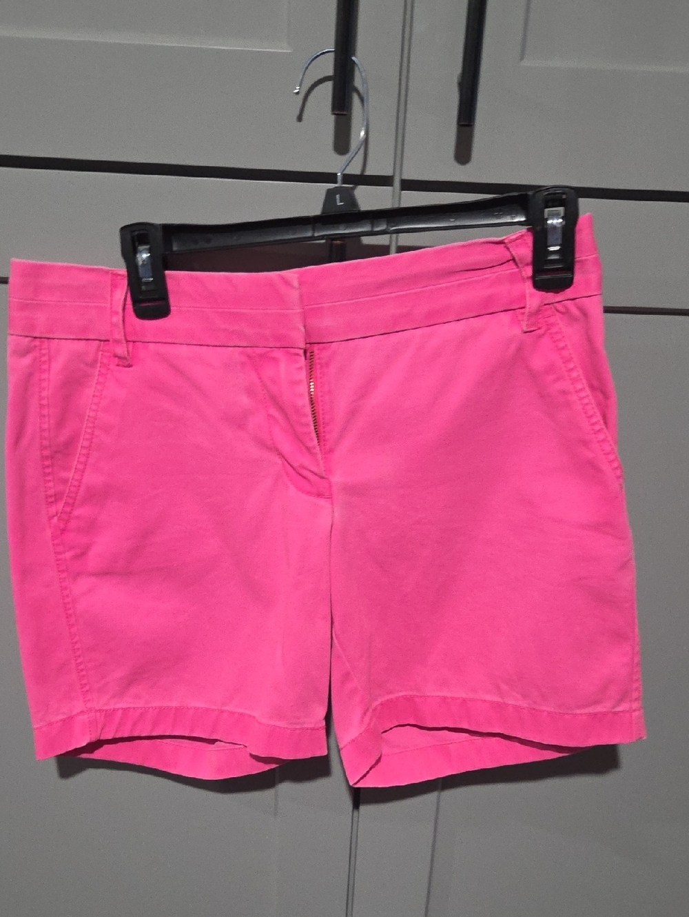 J. Crew Hot Pink Chino Bermuda Shorts